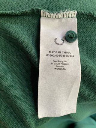 Polo Fred Perry Verde