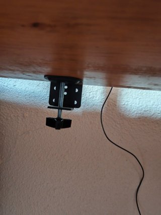 Soporte Doble Monitor Negro