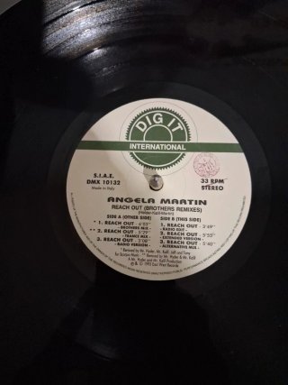 Vinilo Angela Martin Reach Out Dance Electro
