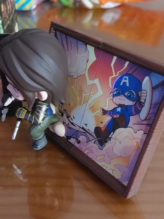 Pop Mart Bucky Winter Soldier Marvel Photo Frame