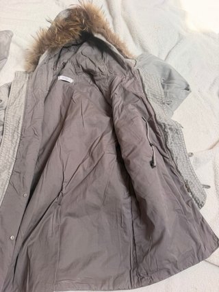 Parka gris mujer talla L