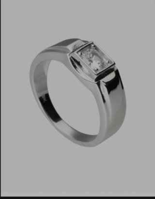 Anillo Plata 925 Italiana Rodiada