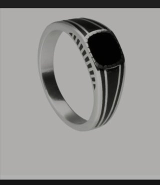 Anillo Plata 925 Italiana Rodiada
