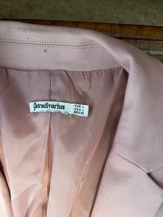 Blazer Stradivarius Rosa Talla M