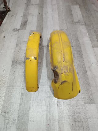 Pareja Guardabarros Moto Amarillos