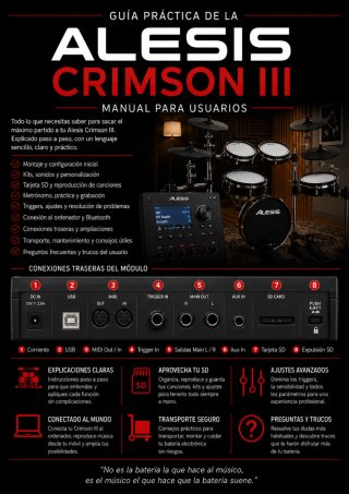 Manual Alesis Crimson III Guía Práctica