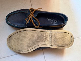 Zapatos Sperry de Piel Azul