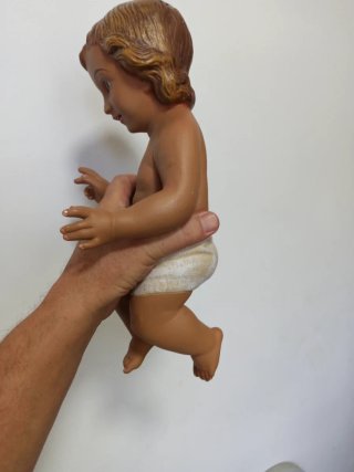 Lote 2 Figuras Religiosas Antiguas