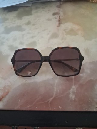 Gafas de sol cuadradas tortuga