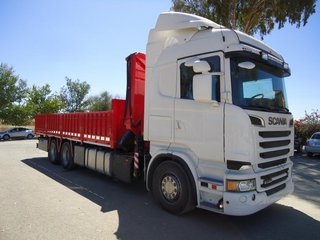Scania R 730-CAMIONES CON GRUA