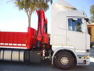 Scania R 730-CAMIONES CON GRUA