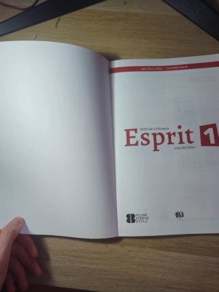 Méthode de français Esprit 1, Livre de l'élève.
