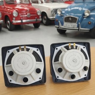 Par Altavoces Coche Vintage