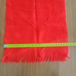 Sciarpa rossa vintage