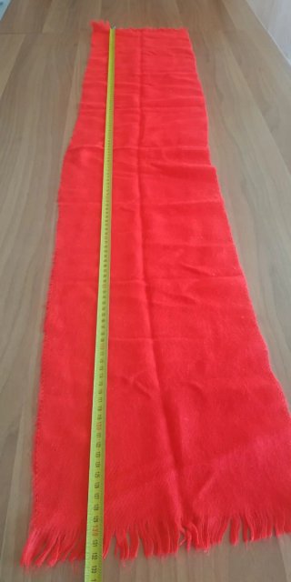 Sciarpa rossa vintage