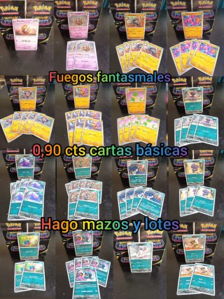 Cartas Pokémon: Fuegos Fantasmales Mazos y lotes