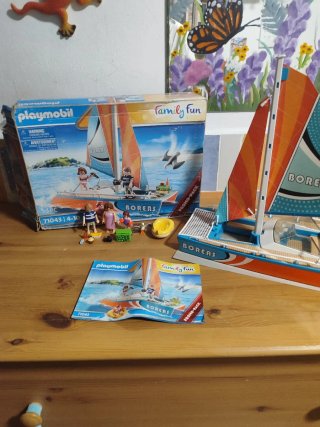 Lote Playmobil: Jungla y Catamarán