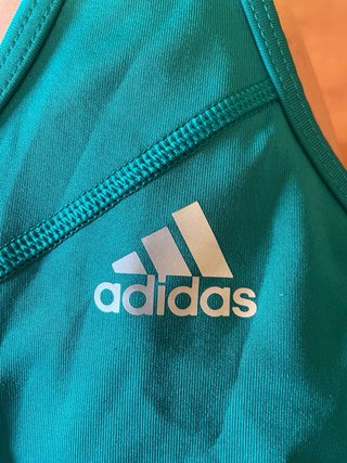 Sujetador deportivo Adidas Techfit Teal
