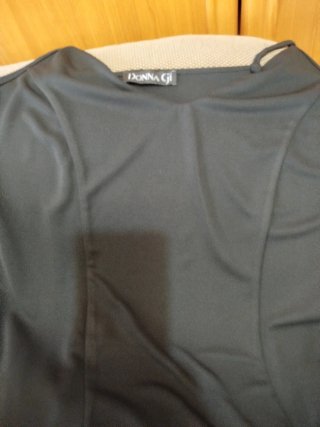 Vestido negro tirantes DONNA G