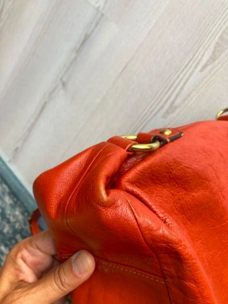 Bolso Coach Naranja Piel