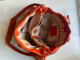 Bolso Coach Naranja Piel
