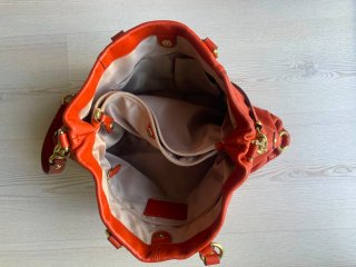 Bolso Coach Naranja Piel