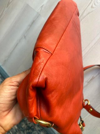 Bolso Coach Naranja Piel