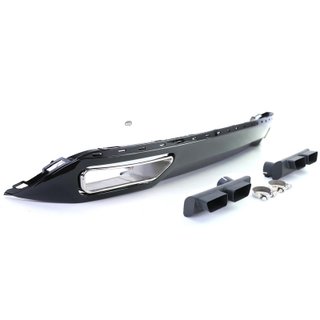 DIFUSOR TRASERO AUDI A6 4G LOOK S6