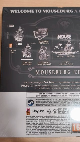 Mouse P.I. For Hire Mouseburg Edition (PS5 y PC)