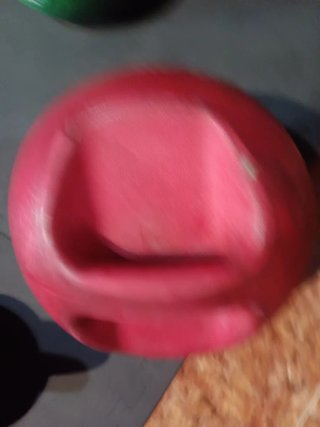 3 Kettlebell Balón Arancione 6kg verde 4kg rosso 8kg