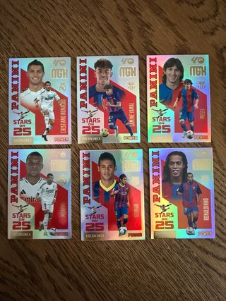 Panini Stars on 25 Cromos Fútbol