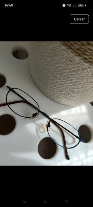 Gafas Retro Metal Negras y Marrones