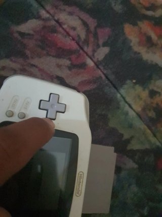 Game Boy Advance el botón ➡️ no funciona bien