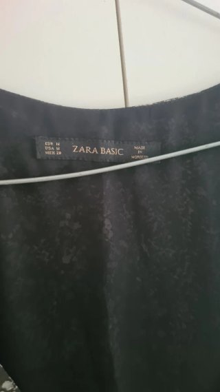 Vestido Zara Estampado Fruncido