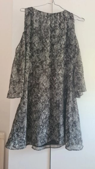 Vestido Zara Estampado Fruncido