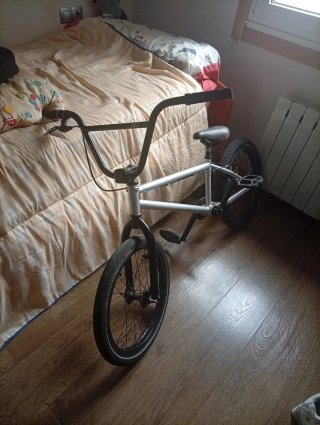 Bicicleta BMX Gris pumtrack o  Trucos