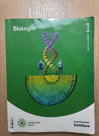 Llibre biologia 1r batxillerat Santillana