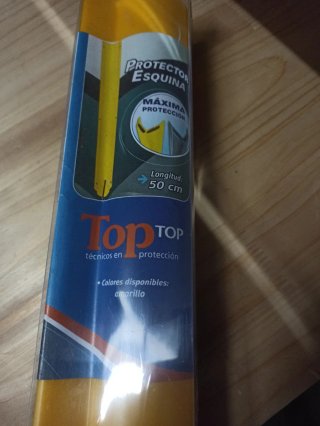 Protector Esquina Cochera PVC Amarillo