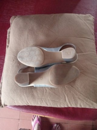 Zapatos Pitillos plateados