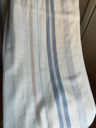 Pantalón lino rayas Stradivarius T. L