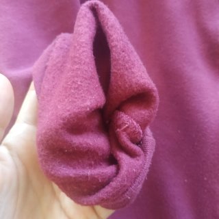Felpa prugna donna pile