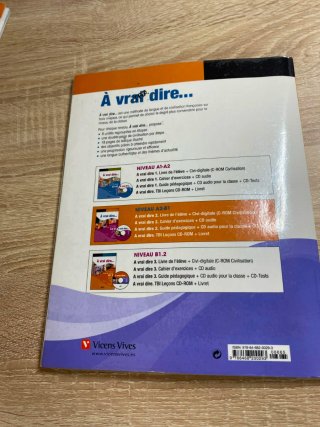Libro + cuadernillo "À Vrai Dire 2 Livre"