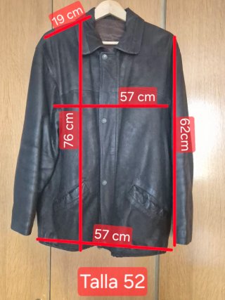 CHAQUETÓN CUERO VINTAGE-  PREMIUM
