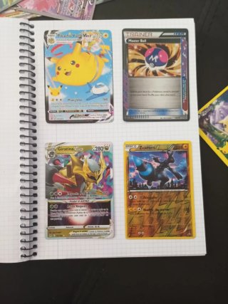 Pack 4 Cartas Pokémon