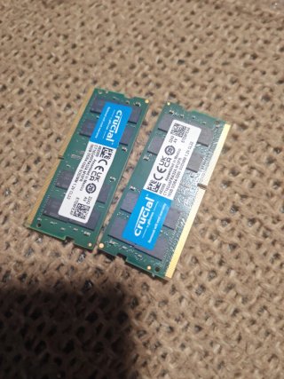 2x Crucial 16GB DDR4 RAM SODIMM 3200MHz