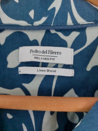 Camisa Pedro del Hierro floral azul