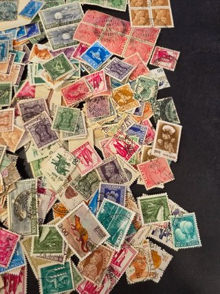 Lote de sellos de la India.