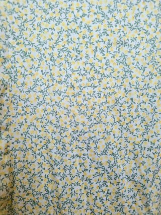 Vestido H&M floral verde y amarillo Talla M