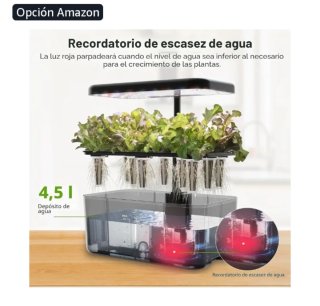 Kit Maceta Cultivo Hidropónico LED SIN ESTRENAR