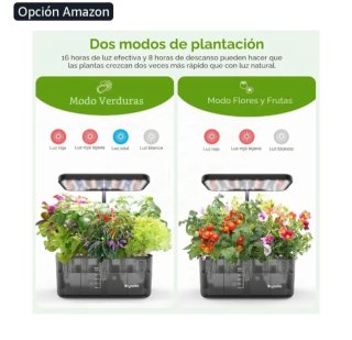 Kit Maceta Cultivo Hidropónico LED SIN ESTRENAR